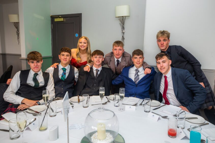 Inverkeithing High School leavers. 