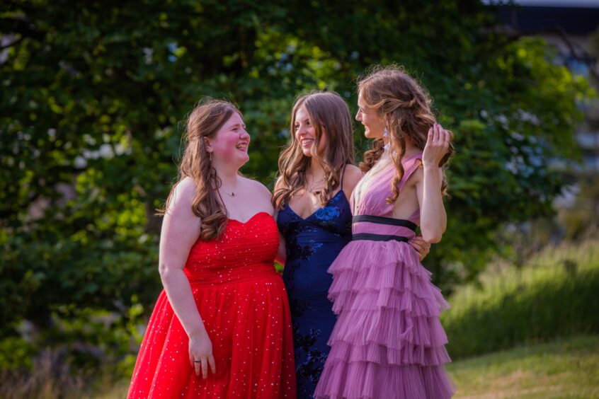 Iona Francis, Emily Winch and Gracie Robertson. 