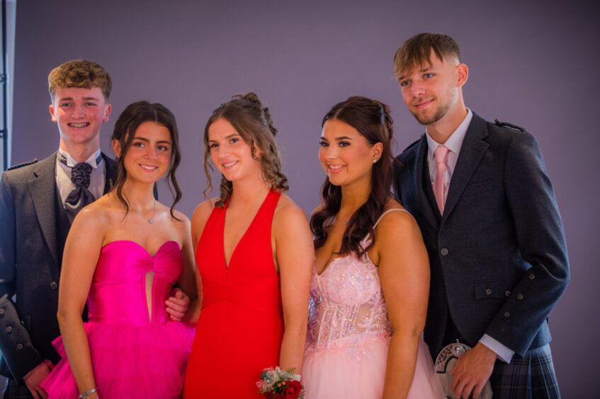 Blair Paterson, Nicole Richards, Lily Simon, Sophie McCulloch and Liam Bush. 