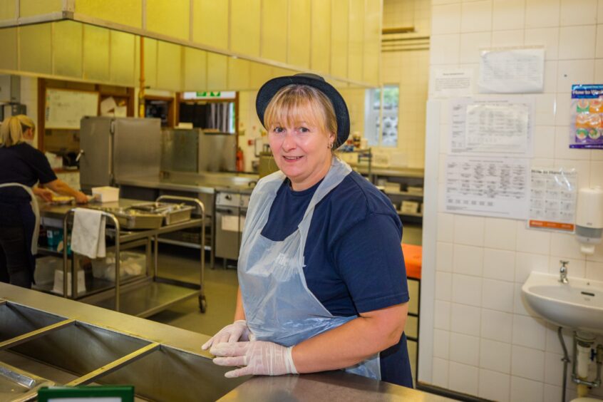 Catering supervisor Heather Michie.