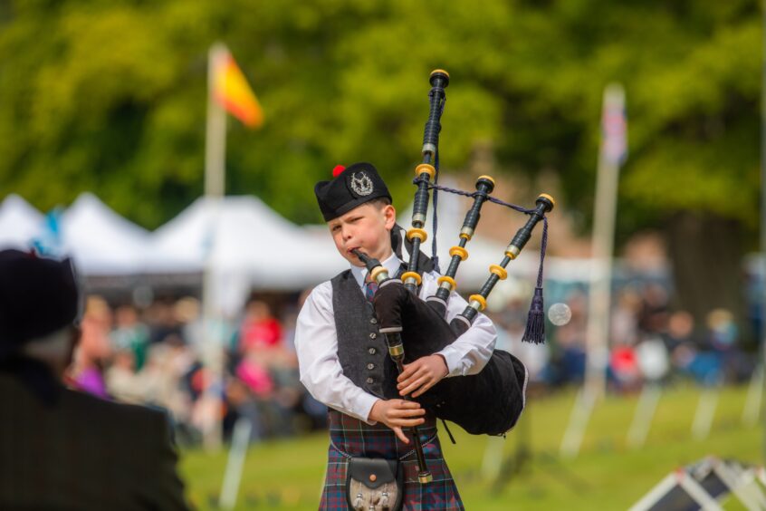 Strathmore Highland Games at Glamis Castle.