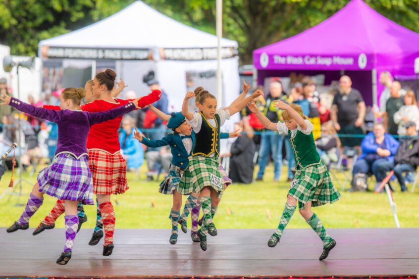 Strathmore Highland Games at Glamis Castle.