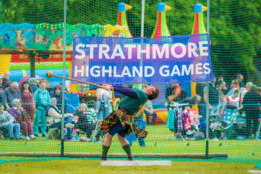 Strathmore Highland Games at Glamis Castle.