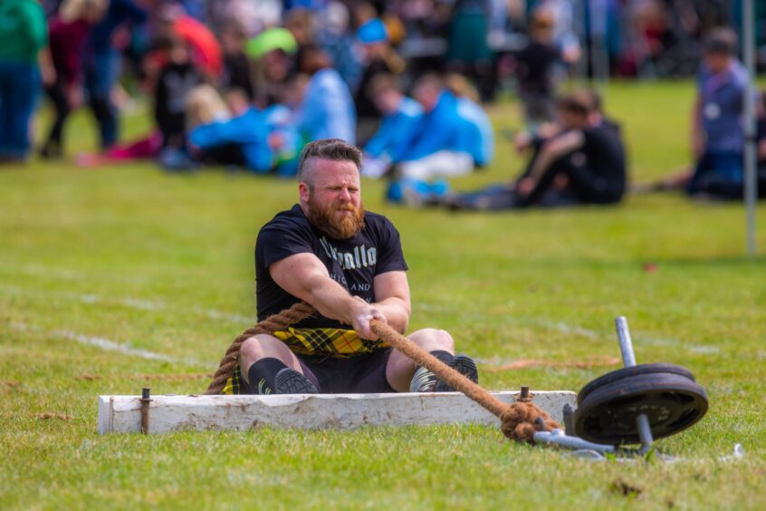 Strathmore Highland Games at Glamis Castle.