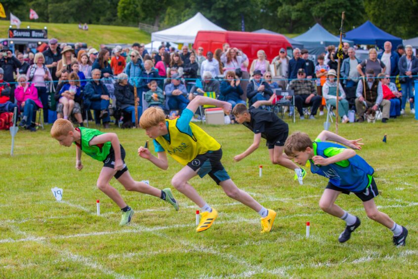 Strathmore Highland Games at Glamis Castle.