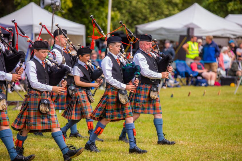 Strathmore Highland Games at Glamis Castle.