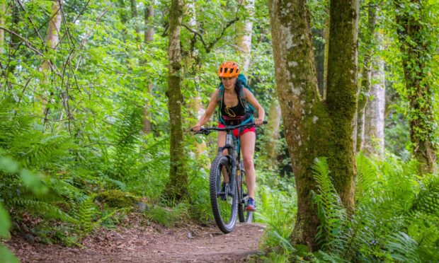 Gayle on the 'Tranquil Trails' experience at Comrie Croft.