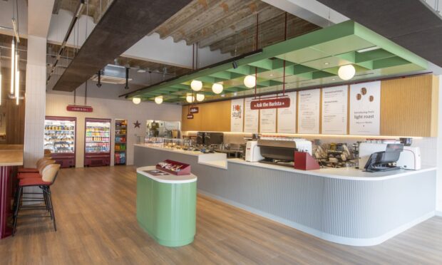 Inside Pret's brand new shop format in Broughty Ferry.