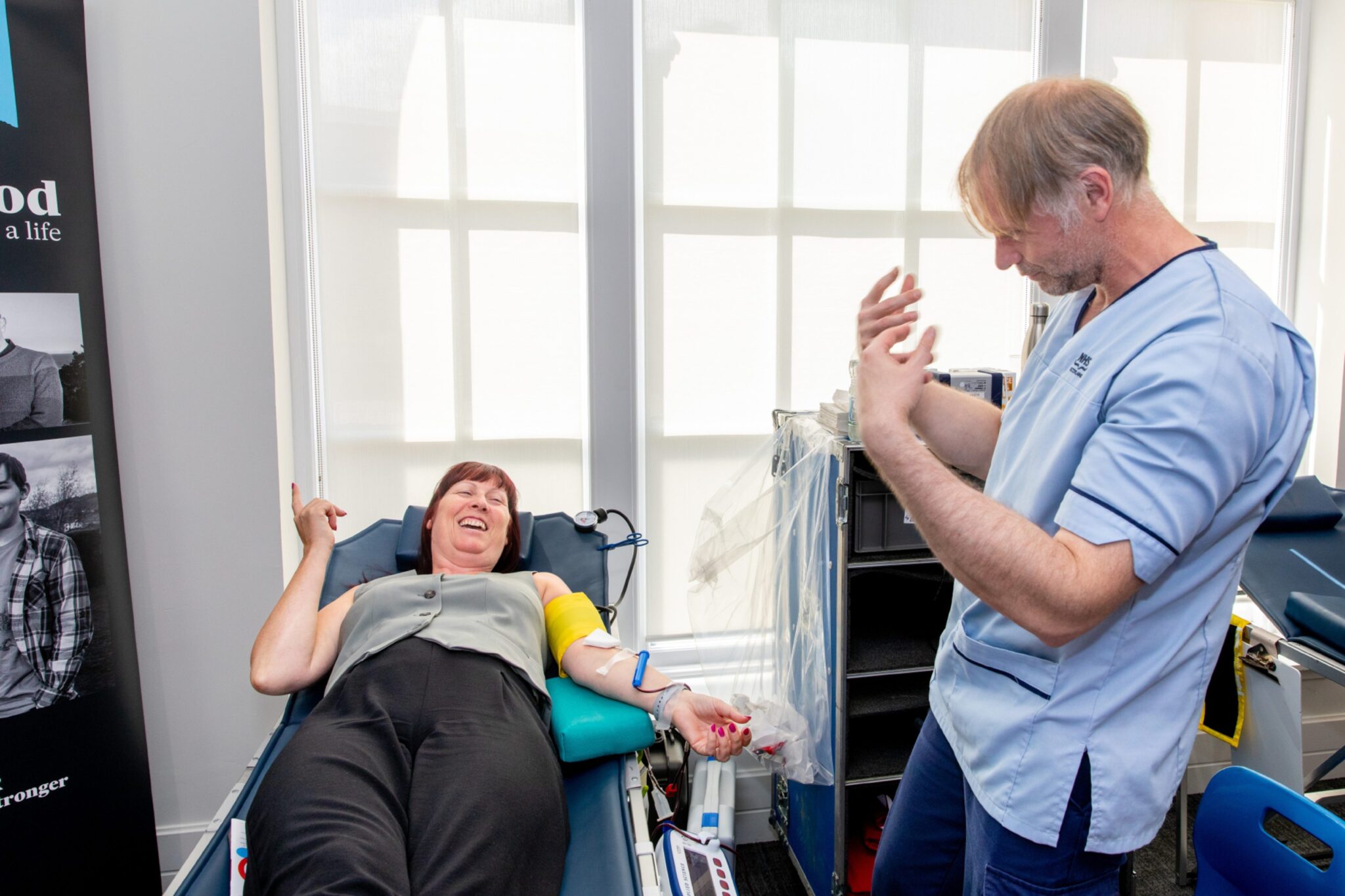 The Courier staff roll up sleeves in Dundee for Blood Donor Week