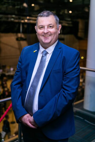 SNP councillor in Fife, Craig Walker. 