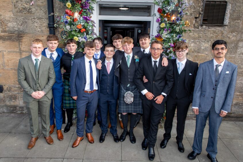 These lads are more than ready to party at Laurel Bank Hotel.