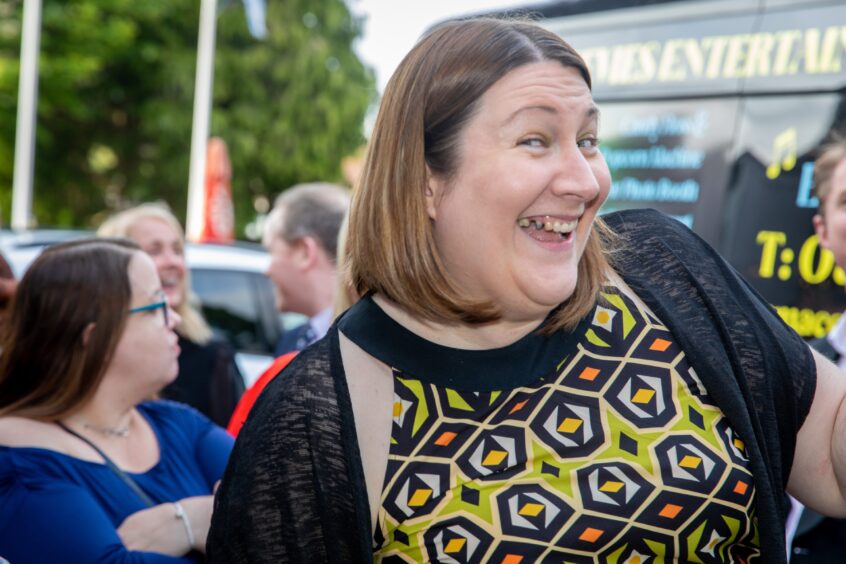 Even teachers cannot avoid the camera at Viewforth High School leavers' prom 2025!