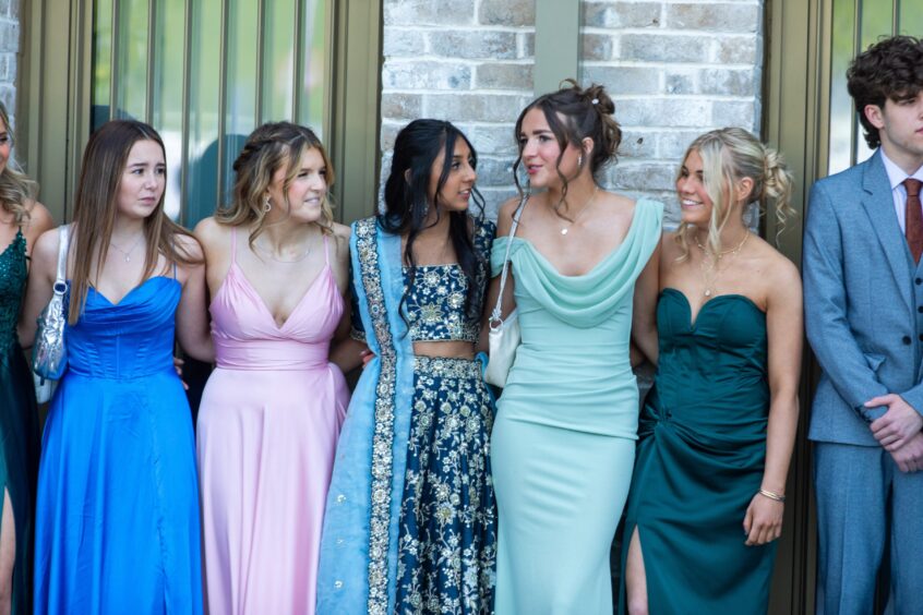A group of girls at the event