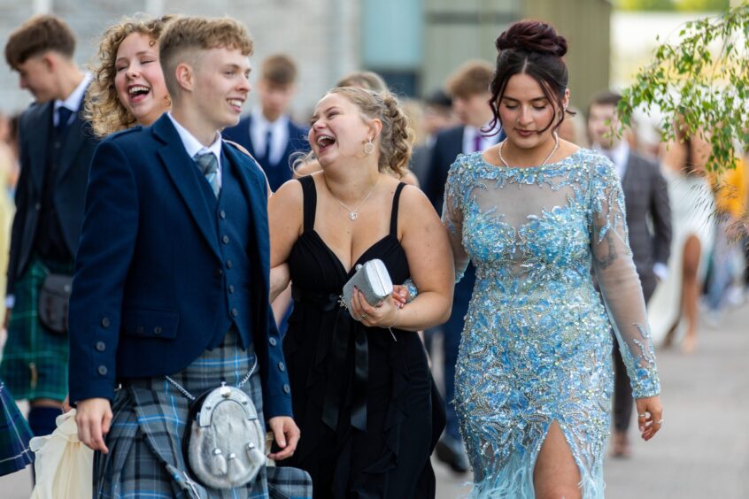 Revellers laugh at Woodmill High senior prom 2025