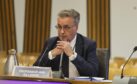 Professor Iain Gillespie in the Scottish Parliament on Thursday. Image: Scottish Parliament.