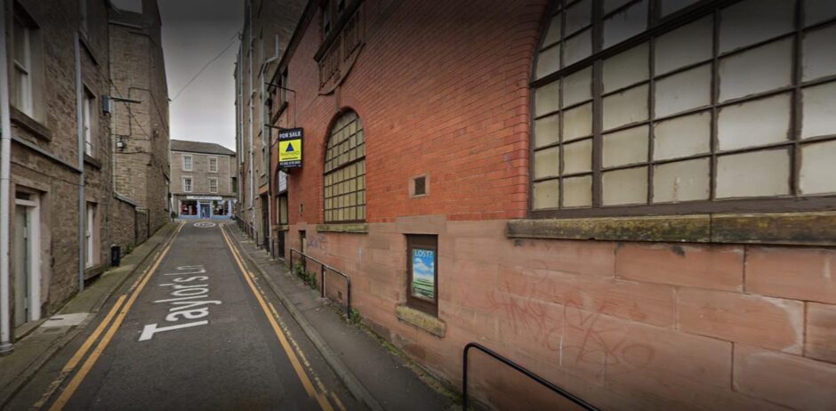 Taylor's Lane in Dundee.