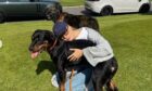 Olivia Attwood visited Gleneagles with her two pet dogs