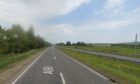 The A90 near Glencarse