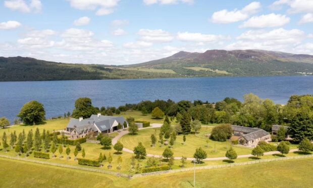 The house on the shore of Loch Rannoch. Image: Knight Frank
