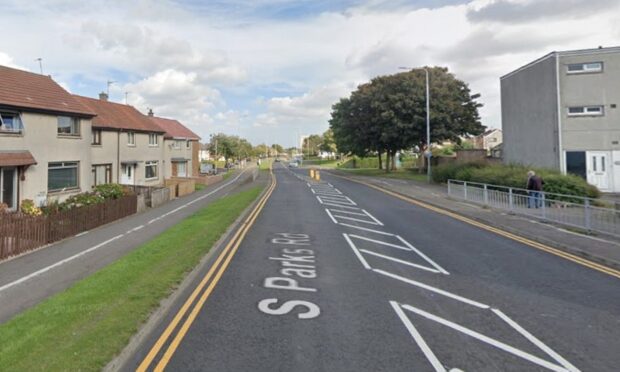 South Parks Road in Glenrothes - one of the locations targeted by the off-road bikers.