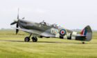 A Spitfire at Perth Airport.
