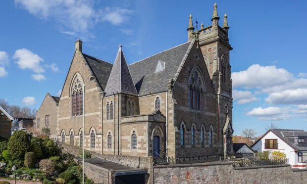 A view of St David's Kirk from Kinghorne Road in Dundee. Image: Thorntons