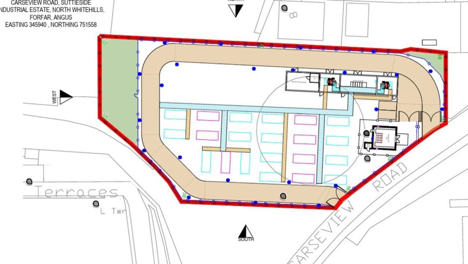 Forfar battery energy storage scheme planning application.