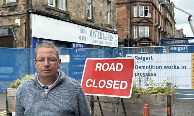 Steve Black, landlord the Royal Bar in Perth which is to be demolished.