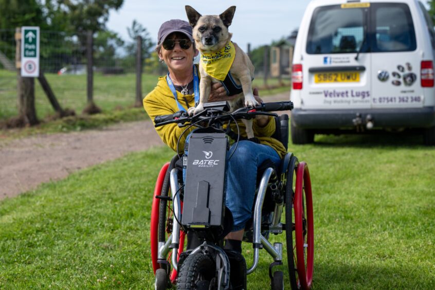 Gizzy with owner Lizzy Reid.