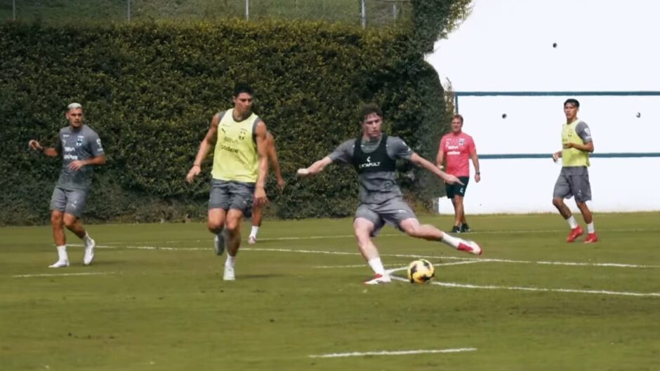 Dundee star Fin Robertson travelled to Mexico to train with Monterrey alongside Sergio Ramos. Image: Monterrey CF