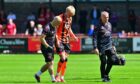 The unfortunate Owen Stirton was dealt an injury blow