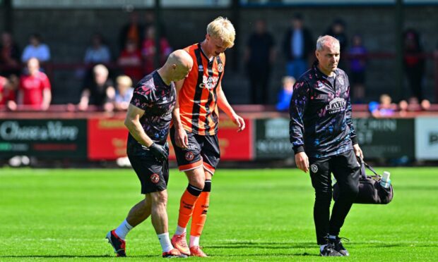 The unfortunate Owen Stirton was dealt an injury blow