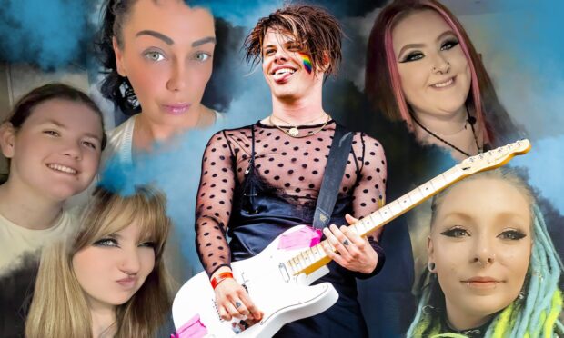 Yungblud fans can't wait for the rock star's Dundee gig. Design: Roddie Reid.