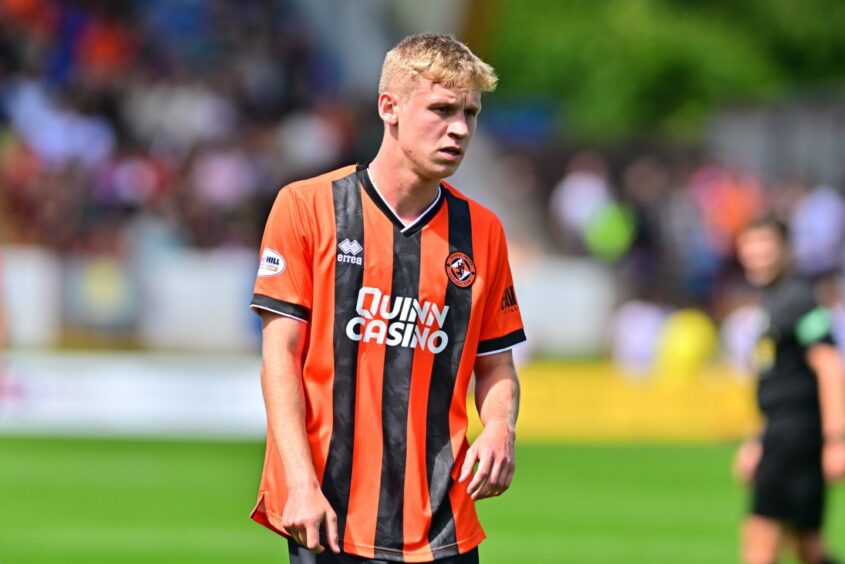 Zac Sapsford made his non-competitive debut in Brechin