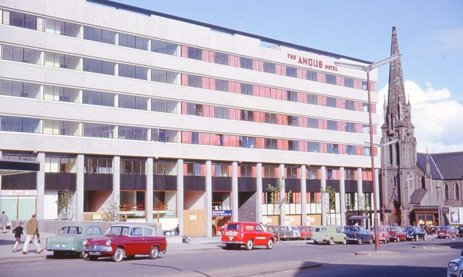 the exterior of The Angus Hotel in Dundee