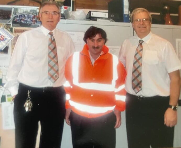 Andy Birrell worked as a steward