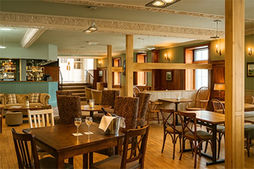 Inside the The Caledonian Thistle Hotel, Callander