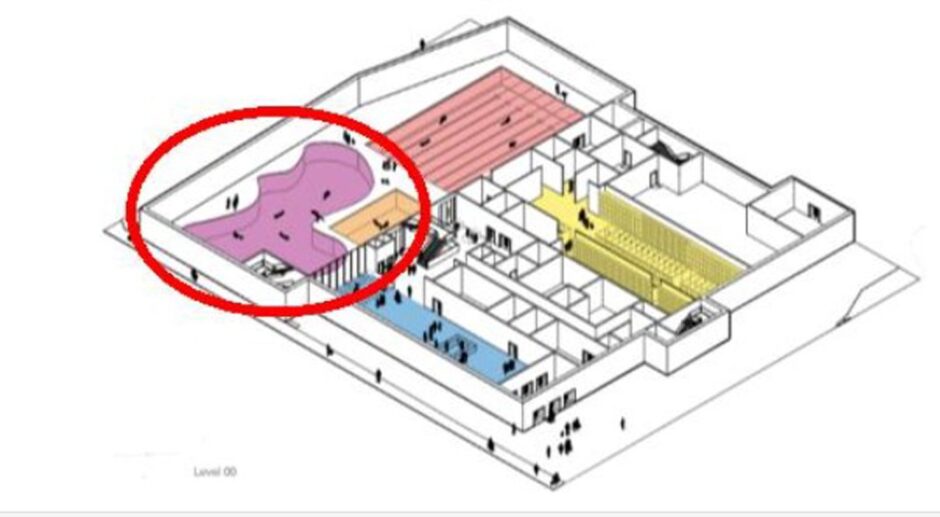Design showing layout of new PH2O leisure centre