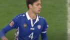 Dundee United bound Iurie Iovu in action for Moldova. Image: YouTube
