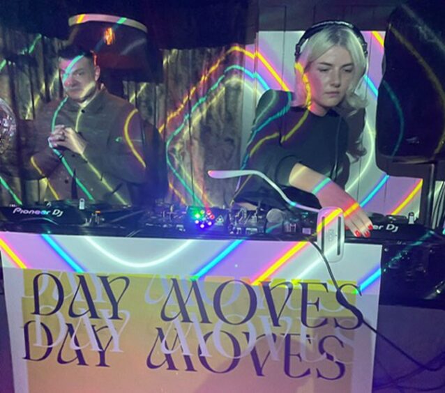 DJs on the decks at Day Moves, Dundee. Image: Supplied.