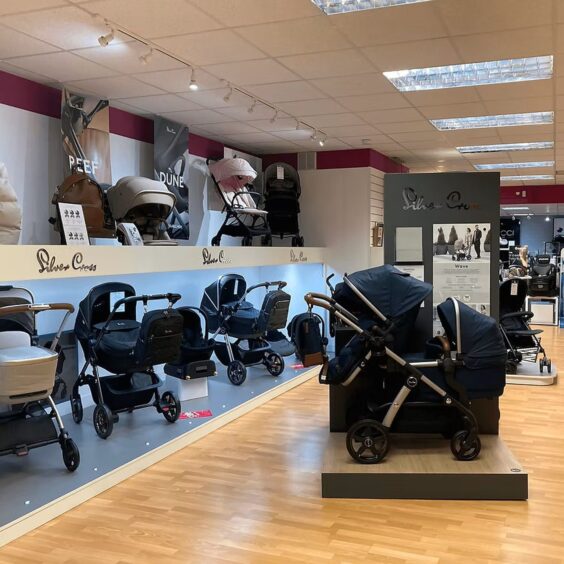 Inside Stirling Pram