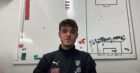 Jordi Aluja in front of a tactics board.