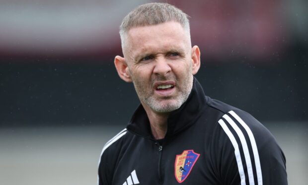 East Kilbride manager Mick Kennedy before a game.