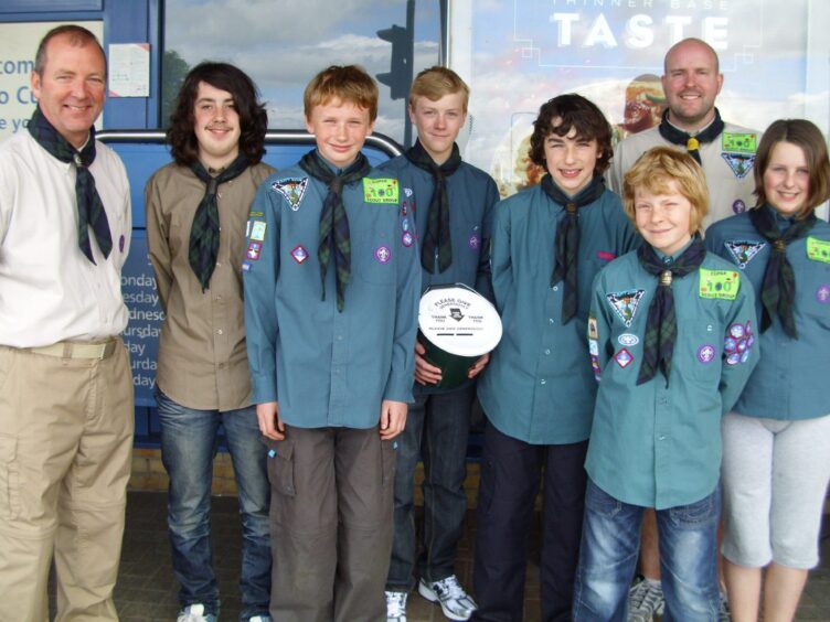 Cupar Scouts in 2011.