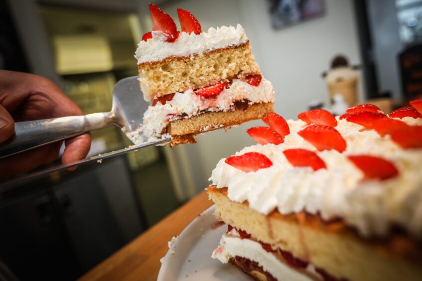 Cakes on offer at Broadslap Farm.
