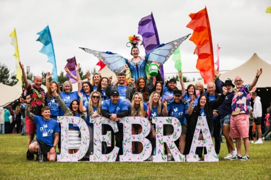 An annual Montrose festival raises money for skin condition charity DEBRA. Image: Mhairi Edwards/DC Thomson