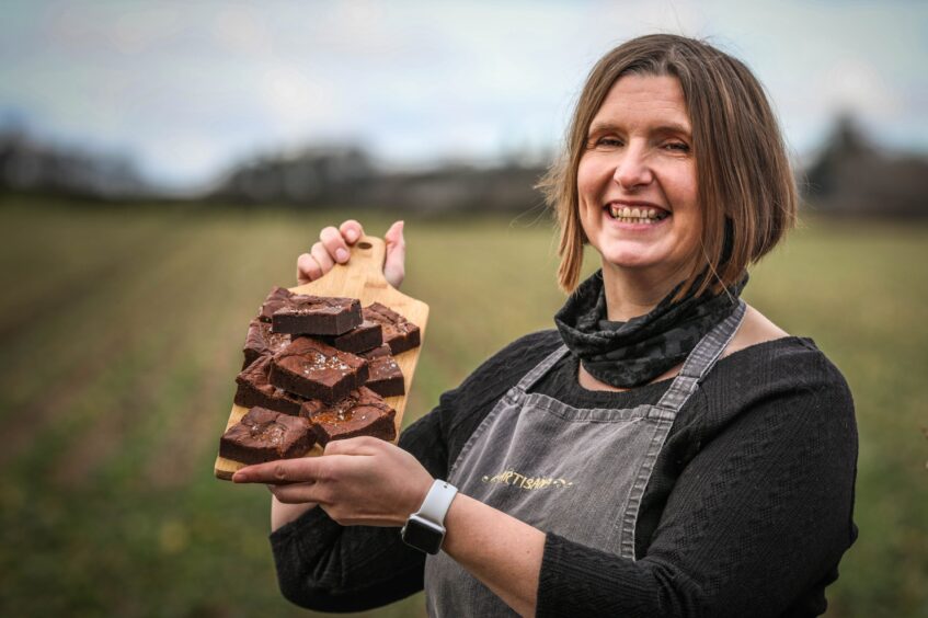 Jeni Fallone of Artisana Brownies in Angus.