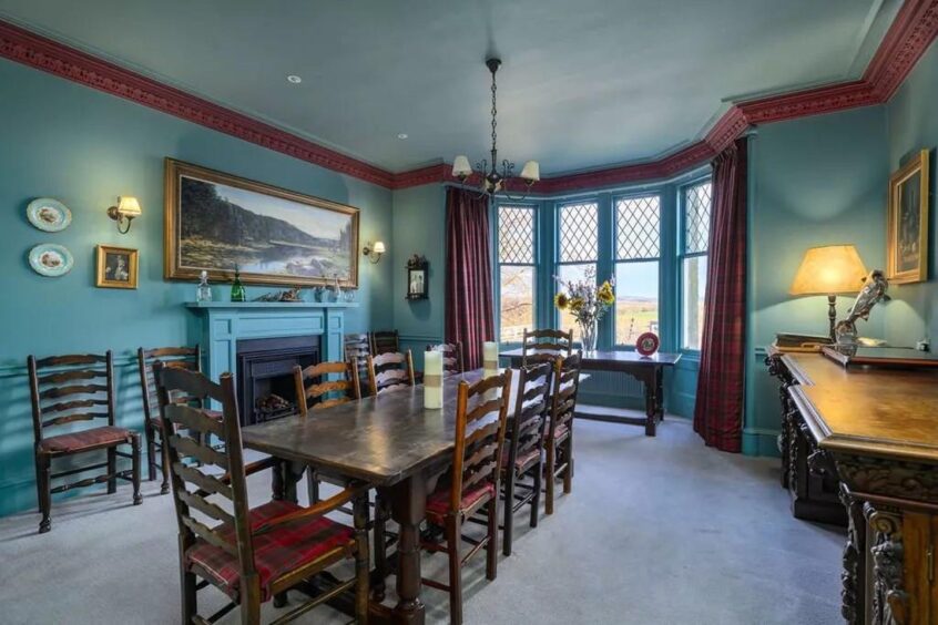 The dining room