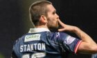 Sam Stanton blows a kiss after scoring for Raith Rovers.