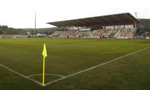 The Stade Municipal de Differdange, pictured, will host UNA Strassen vs Dundee United.
